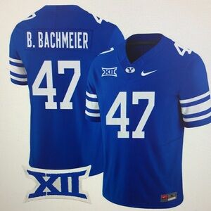 Bear Bachmeier Royal Stitched Vapor Jersey Blue